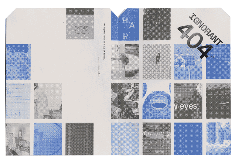 fictional magazine & website design