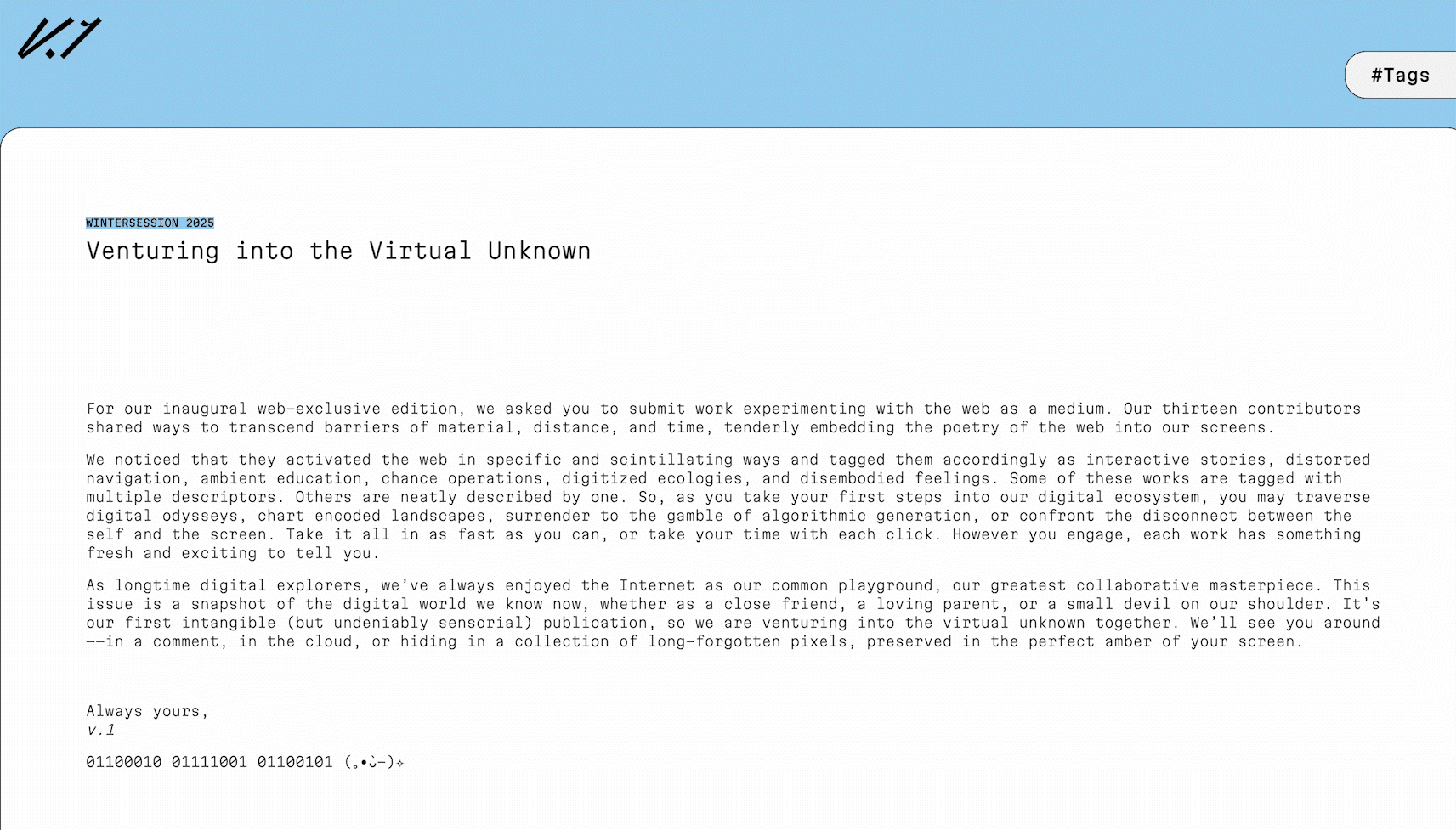 website & online publication design