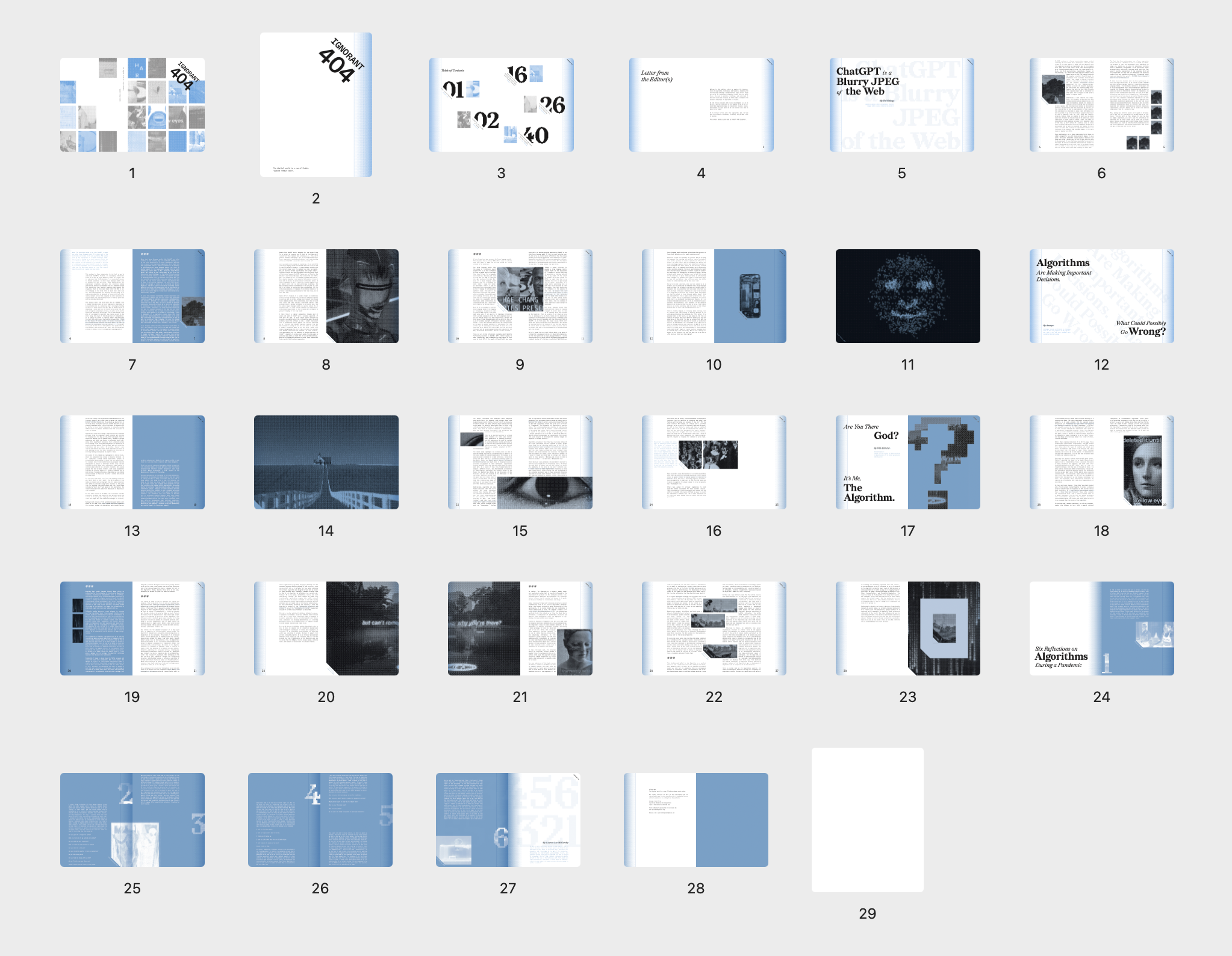 Fictional Publication Design