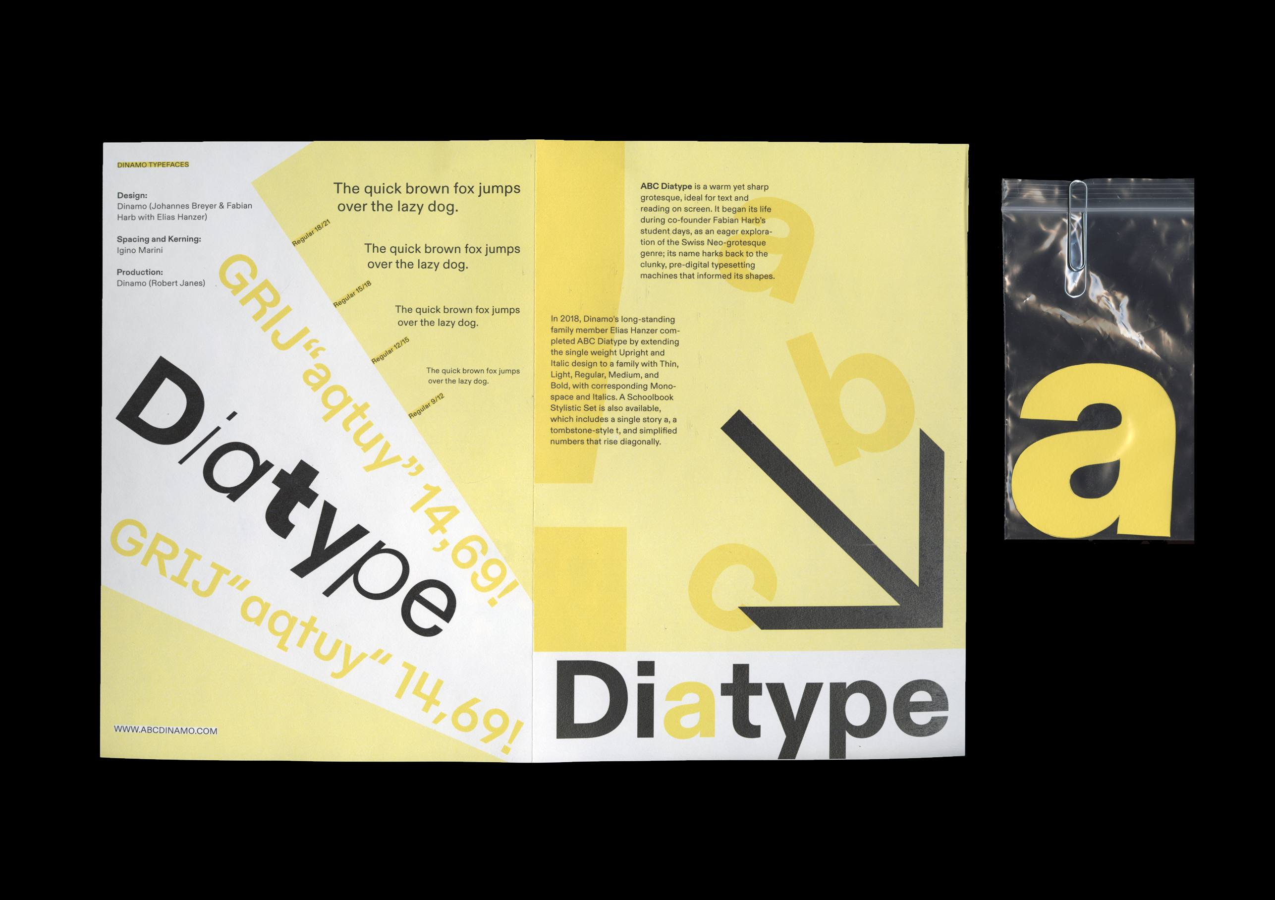 Diatype Type Specimen