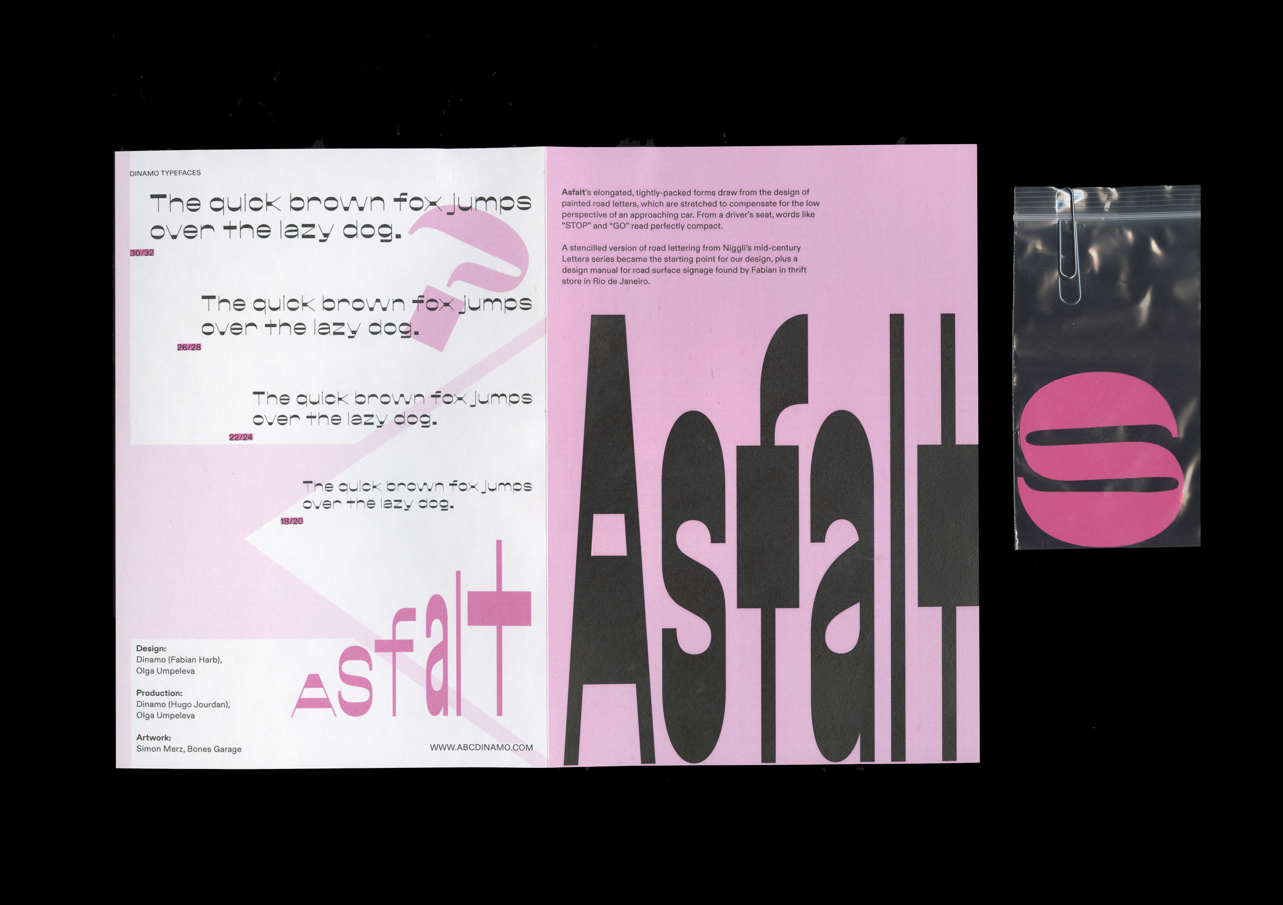 Asfalt Type Specimen