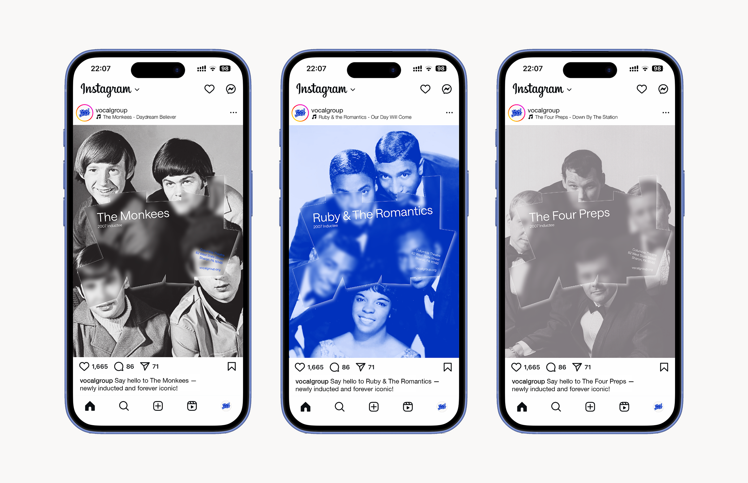 Social media post design